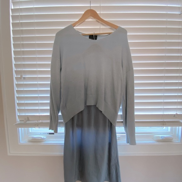 Modern citizen sweater/silk skirt - Picture 1 of 6